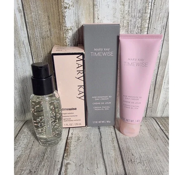 Mary Kay TimeWise Age Minimize 3D Day Cream Normal-Dry & Night Solution Set - Picture 3 of 5